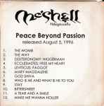 Cover of Peace Beyond Passion, 1996, CD
