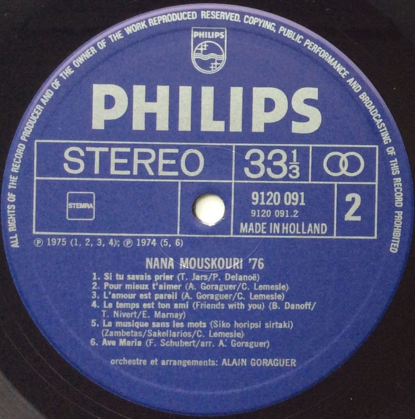last ned album Nana Mouskouri - 76