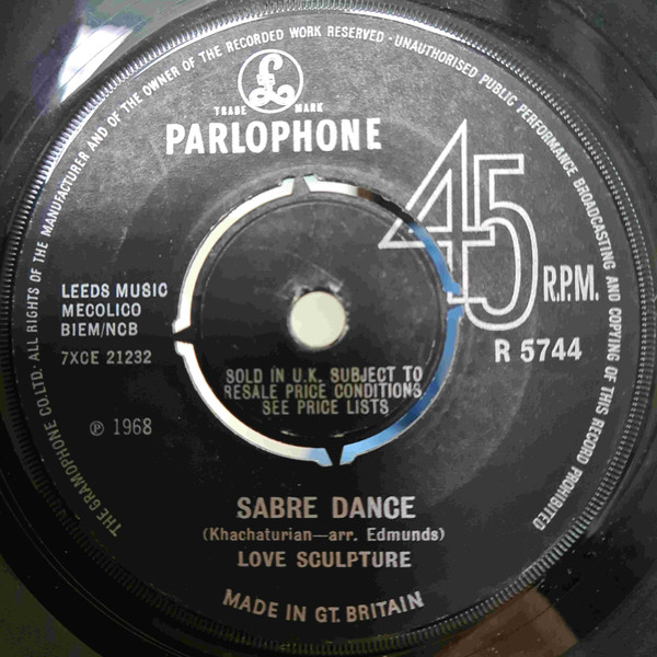 Love Sculpture – Sabre Dance / Think Of Love (1968, Vinyl) - Discogs