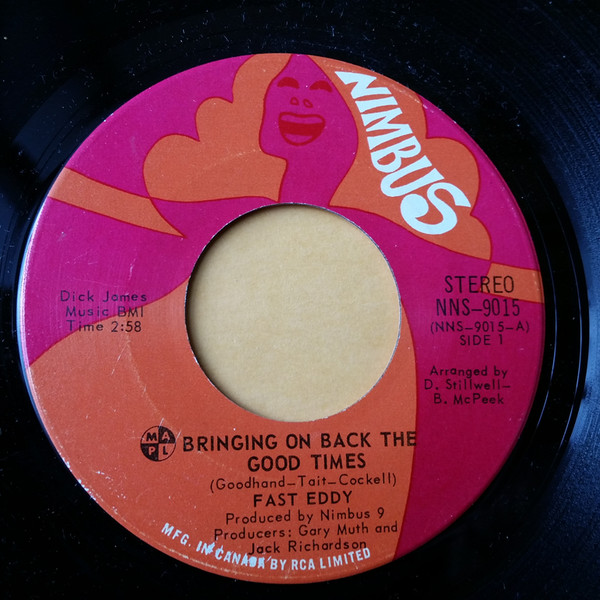 Fast Eddy - Bringing On Back The Good Times | Releases | Discogs