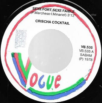 télécharger l'album Crischa Cocktail - Sexe Fort Sexe Faible Un Printemps D Amour