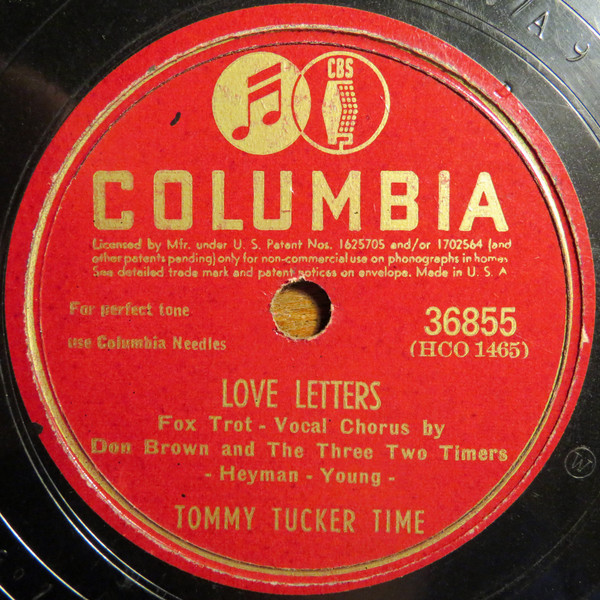 baixar álbum Tommy Tucker Time - Love Letters Good Night My Sweet