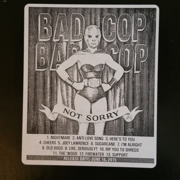 bad cop bad cop not sorry レコード 希少