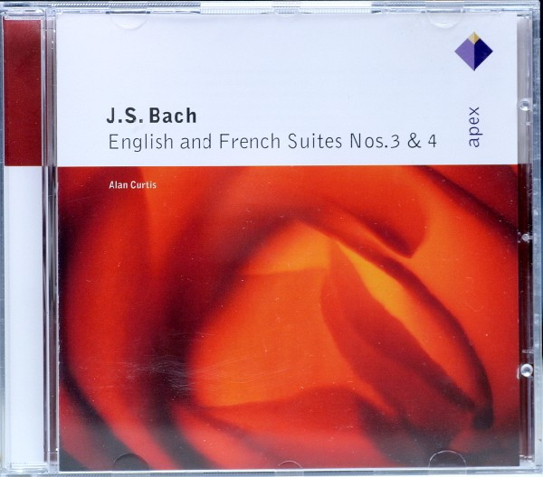 Apex Js : English & French Suites Nos 3 & 4 Bach Alan Curtis Used; Good CD 
