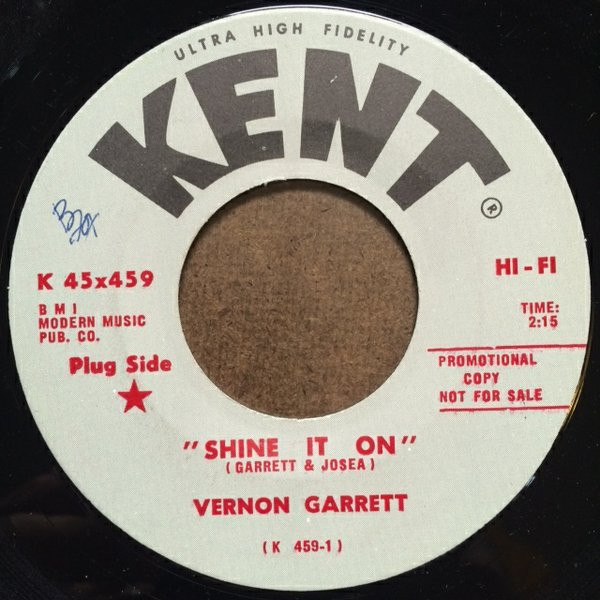 Vernon Garrett – Shine It On / Things Are Lookin' Better (1967