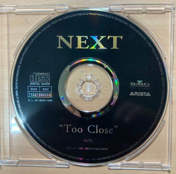 Next - Too Close | Releases | Discogs