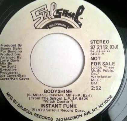 Instant Funk - Bodyshine, Releases