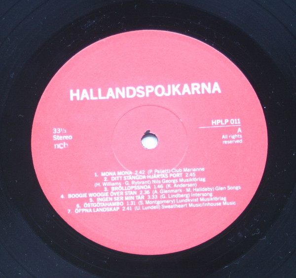 ladda ner album Hallandspojkarna - Hallandspojkarna