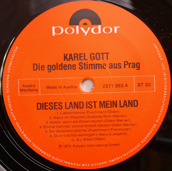 télécharger l'album Karel Gott - Dieses Land Ist Mein Land