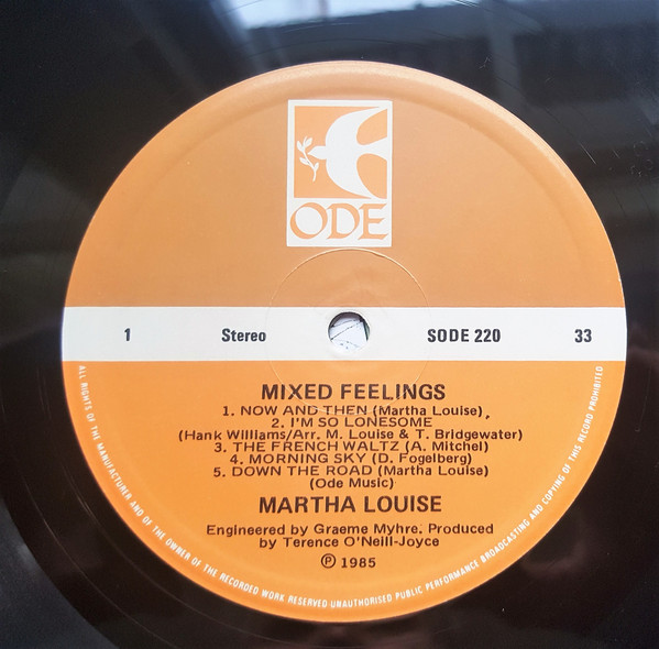 last ned album Martha Louise - Mixed Feelings