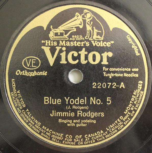 Jimmie Rodgers - Blue Yodel No. 5 / I'm Sorry We Met | Releases