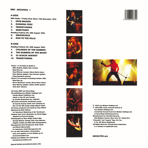 Album herunterladen Iron Maiden - BBC Archive 1