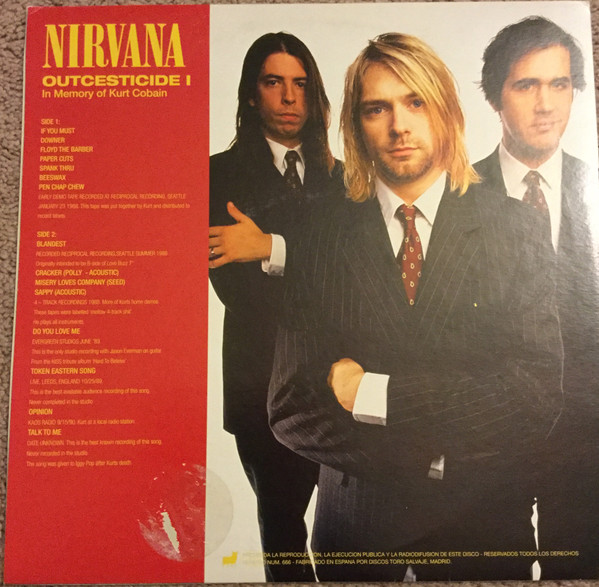 baixar álbum Nirvana - Outcesticide I In Memory Of Kurt Cobain