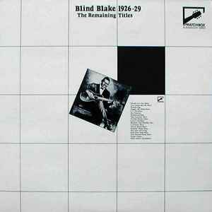 Blind Blake - 1926-29 The Remaining Titles