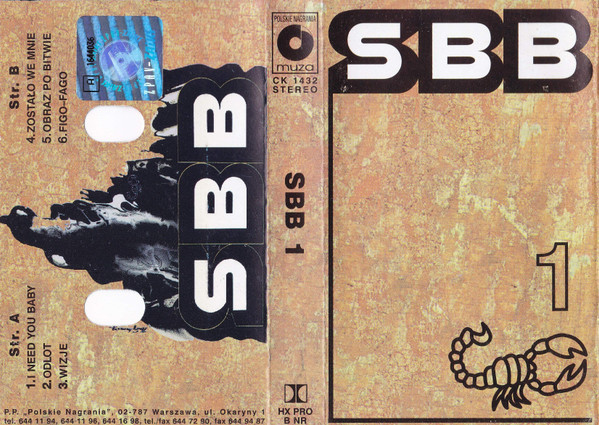 SBB – SBB 1 (1997, Cassette) - Discogs