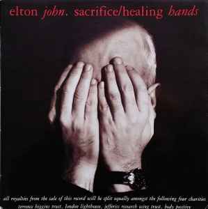 Elton John - Sacrifice / Healing Hands album cover