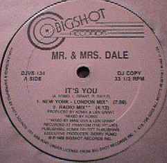 Mr. & Mrs. Dale - It's You album cover