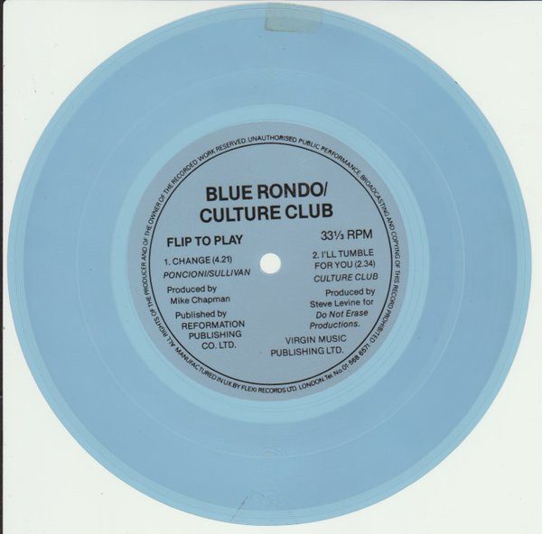 ladda ner album Blue Rondo Culture Club - Change Ill Tumble 4 Ya