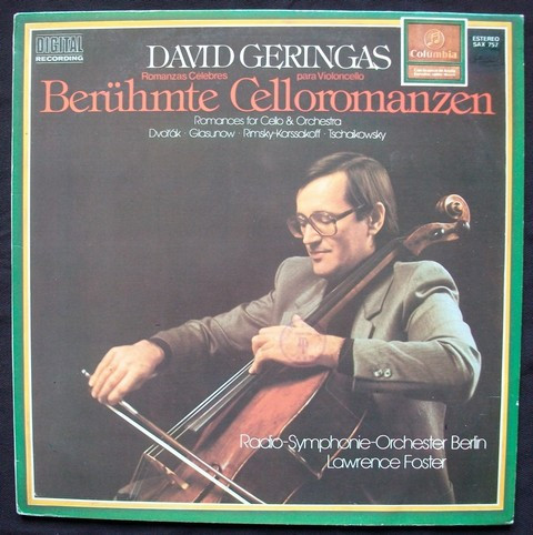 lataa albumi David Geringas Lawrence Foster RadioSymphonieOrchester Berlin - Berühmte Celloromanzen