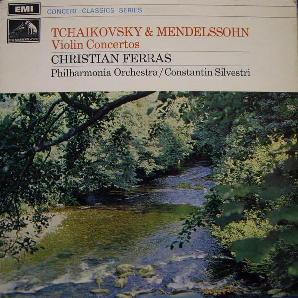 Album herunterladen Tchaikovsky & Mendelssohn, Christian Ferras, Philharmonia Orchestra Constantin Silvestri - Violin Concertos
