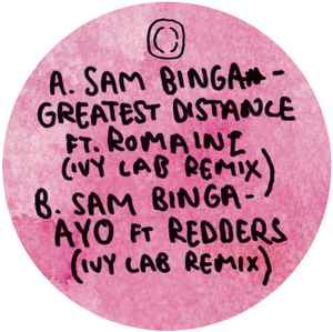 Sam Binga - Greatest Distance / AYO (Ivy Lab Remixes) album cover