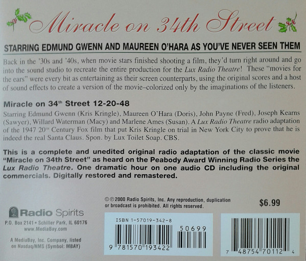 lataa albumi Download Edmund Gwenn, Maureen O'Hara - Miracle On 34th Street album