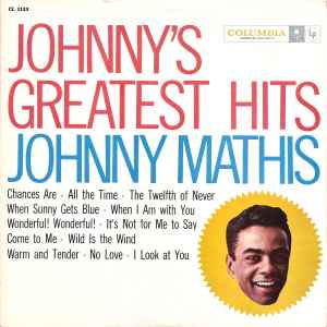 Johnny Mathis - Johnny's Greatest Hits album cover