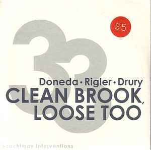 Michel Doneda - Clean Brook, Loose Too album cover