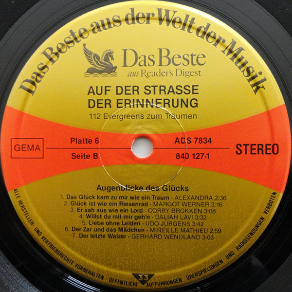 last ned album Various - Auf Der Strasse Der Erinnerung 112 Evergreens Zum Träumen