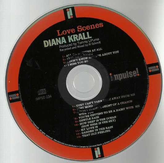 Diana Krall - Love Scenes | Impulse! (IMPSD 234) - 2