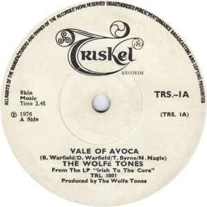 The Wolfe Tones - Vale Of Avoca album cover
