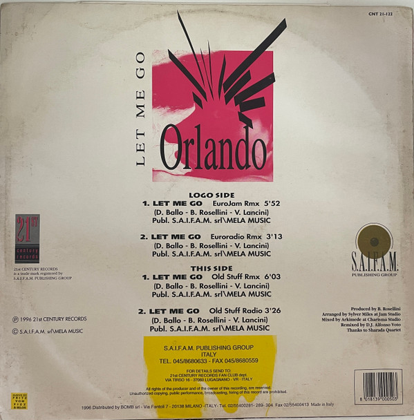 ladda ner album Orlando - Let Me Go