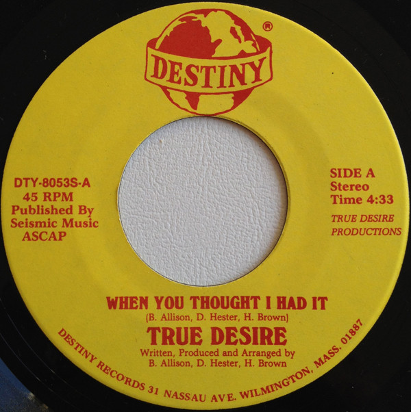 baixar álbum True Desire - When You Thought I Had It The T D Theme