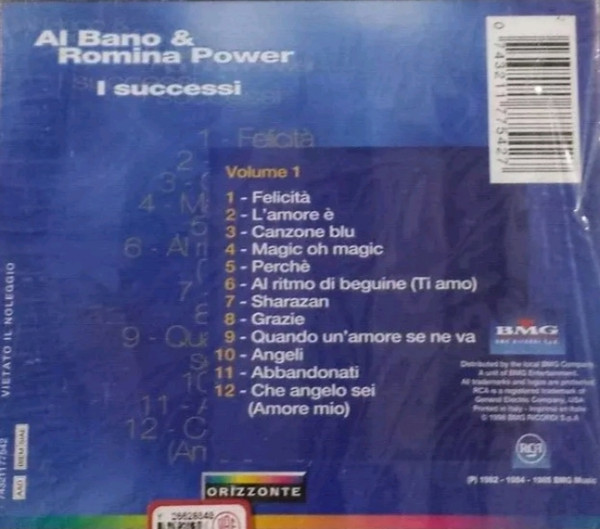 ladda ner album Al Bano & Romina Power - I Successi Volume 1