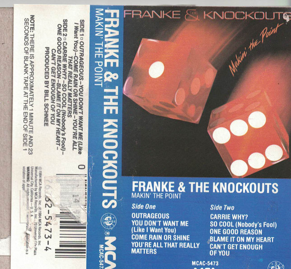 Franke & The Knockouts – Makin' The Point (1998, CD) - Discogs