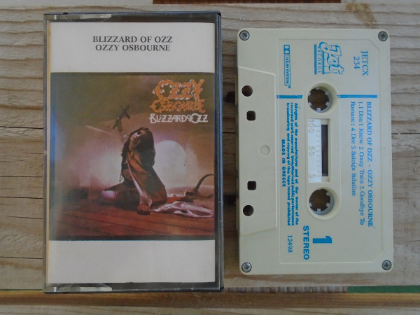 Ozzy Osbourne – Blizzard Of Ozz (1980, Aston Clinton Pressing