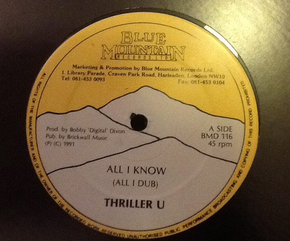 Album herunterladen Thriller U Admiral Tibbet - All I Know