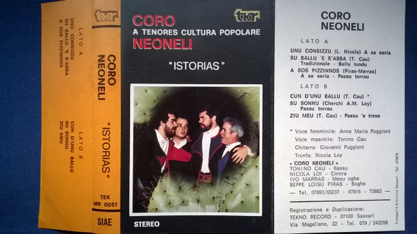 descargar álbum Coro Neoneli - Istorias