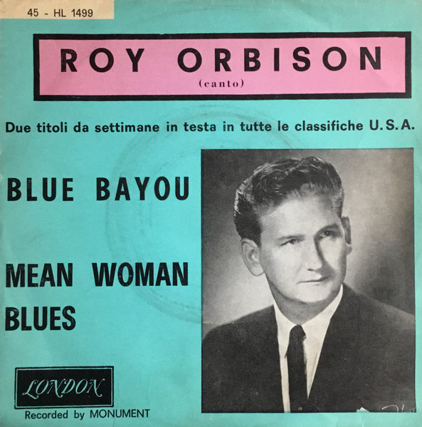 Roy Orbison Blue Bayou 1963 Vinyl Discogs 