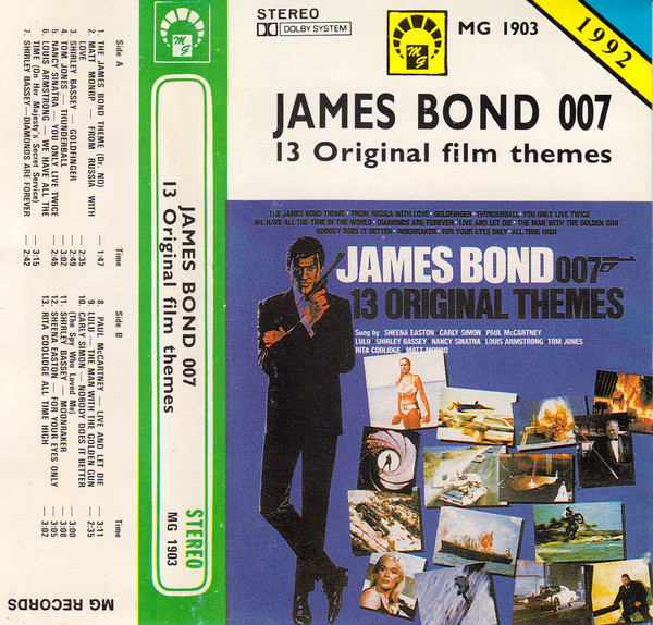 Various - James Bond - 13 Original Themes | Releases | Discogs