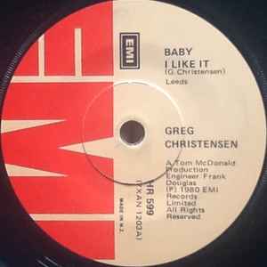 Greg Christensen - Baby I Like It album cover