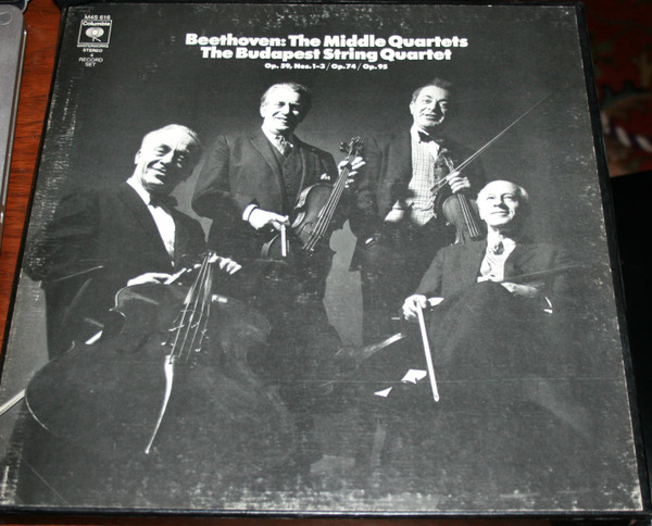 Beethoven, The Budapest String Quartet – The Middle Quartets · Op