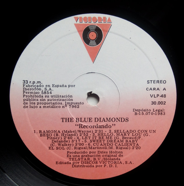 Album herunterladen The Blue Diamonds - Recordando