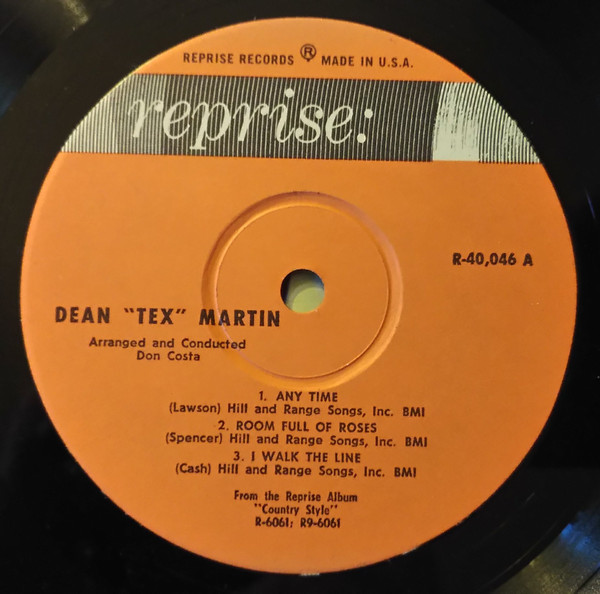 Dean (Tex) Martin - Country Style | Releases | Discogs