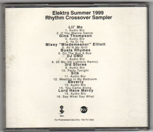télécharger l'album Various - Elektra Summer 1999 Rhythm Crossover Sampler