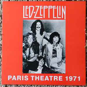 Led Zeppelin - Paris Theatre 1971 album cover
