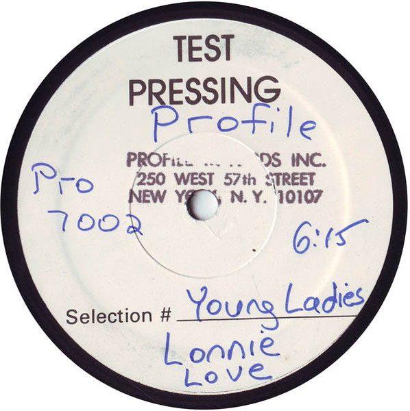 Lonnie Love – Young Ladies (1981, Vinyl) - Discogs