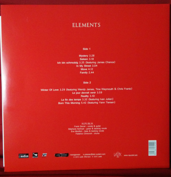 télécharger l'album Republik - Elements