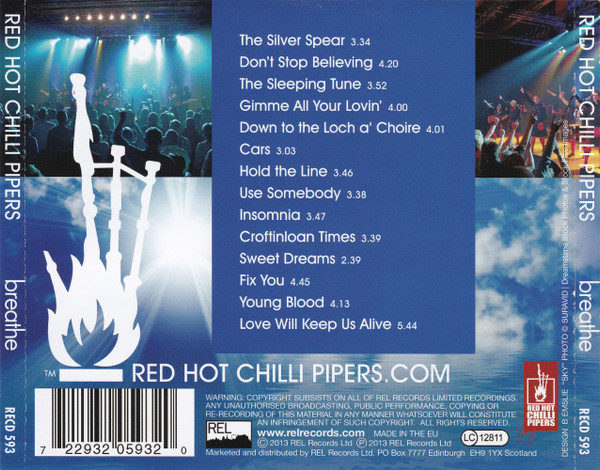 baixar álbum Red Hot Chilli Pipers - Breathe