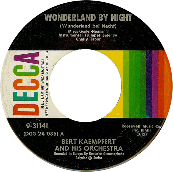 Bert Kaempfert And His Orchestra – Wonderland By Night (Wunderland Bei  Nacht) (1960